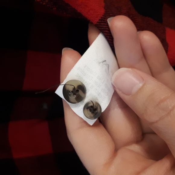 Men's cotton plaid flannel button down - Picture 4 of 4